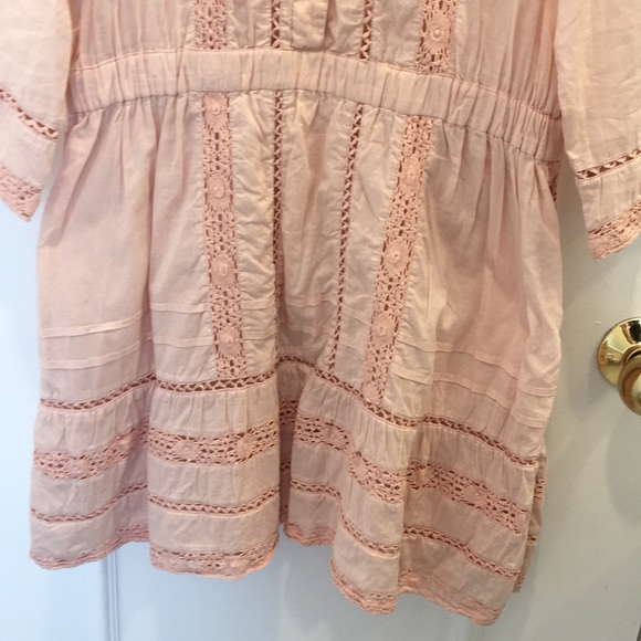 Tularosa Pink Embroidered Dress Size M - Picture 4 of 7